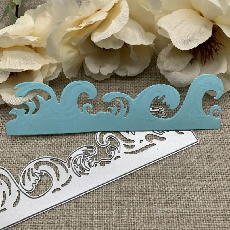 Sea wave edge Metal Cutting Dies Stencils For DIY Scrapbooking Decorative Handcraft Die Cutting Template Mold