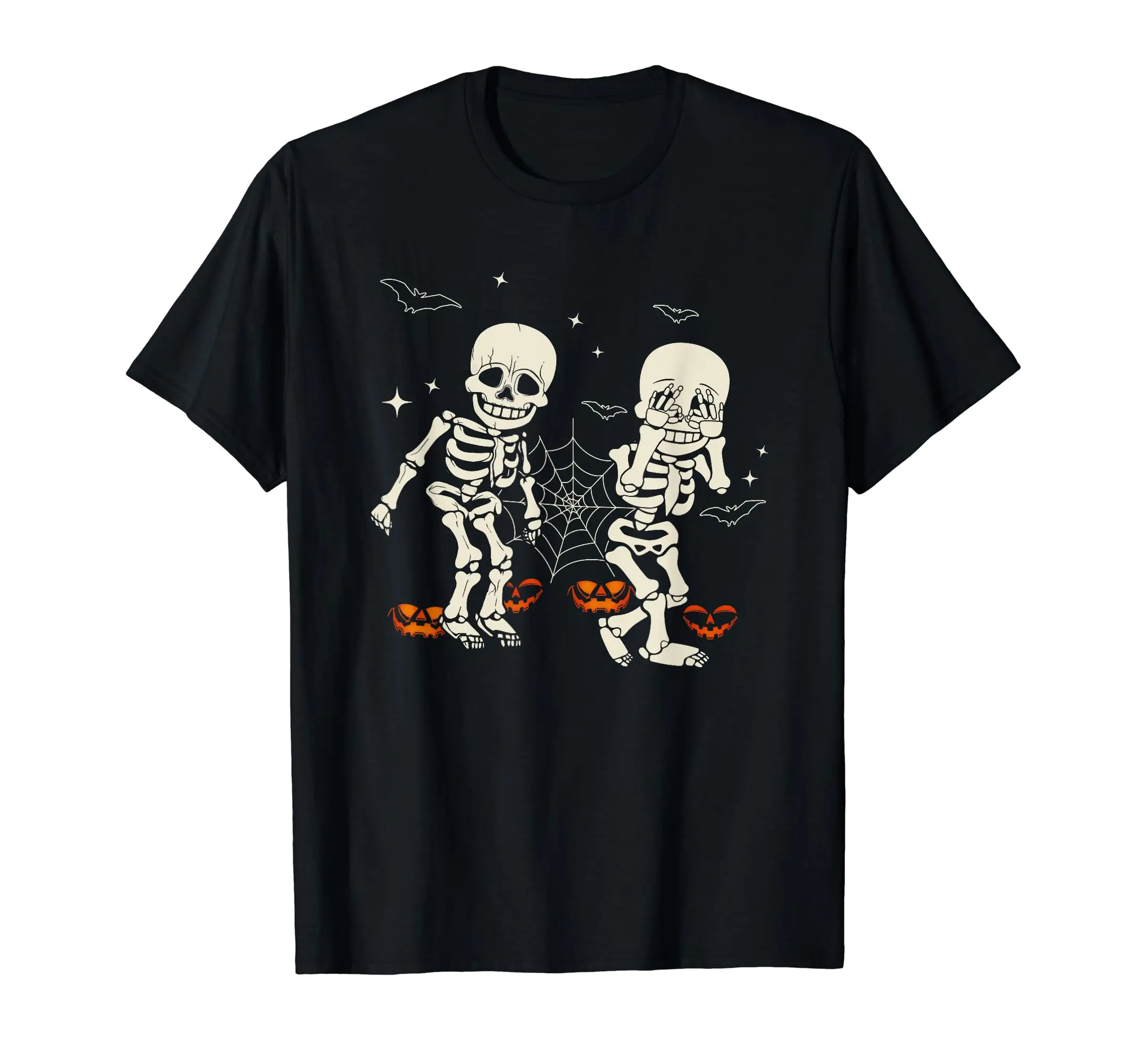 Funny Skeleton Kids Griddy-Dance Halloween Trick or Treat T-Shirt Superman Holiday Costume Tees