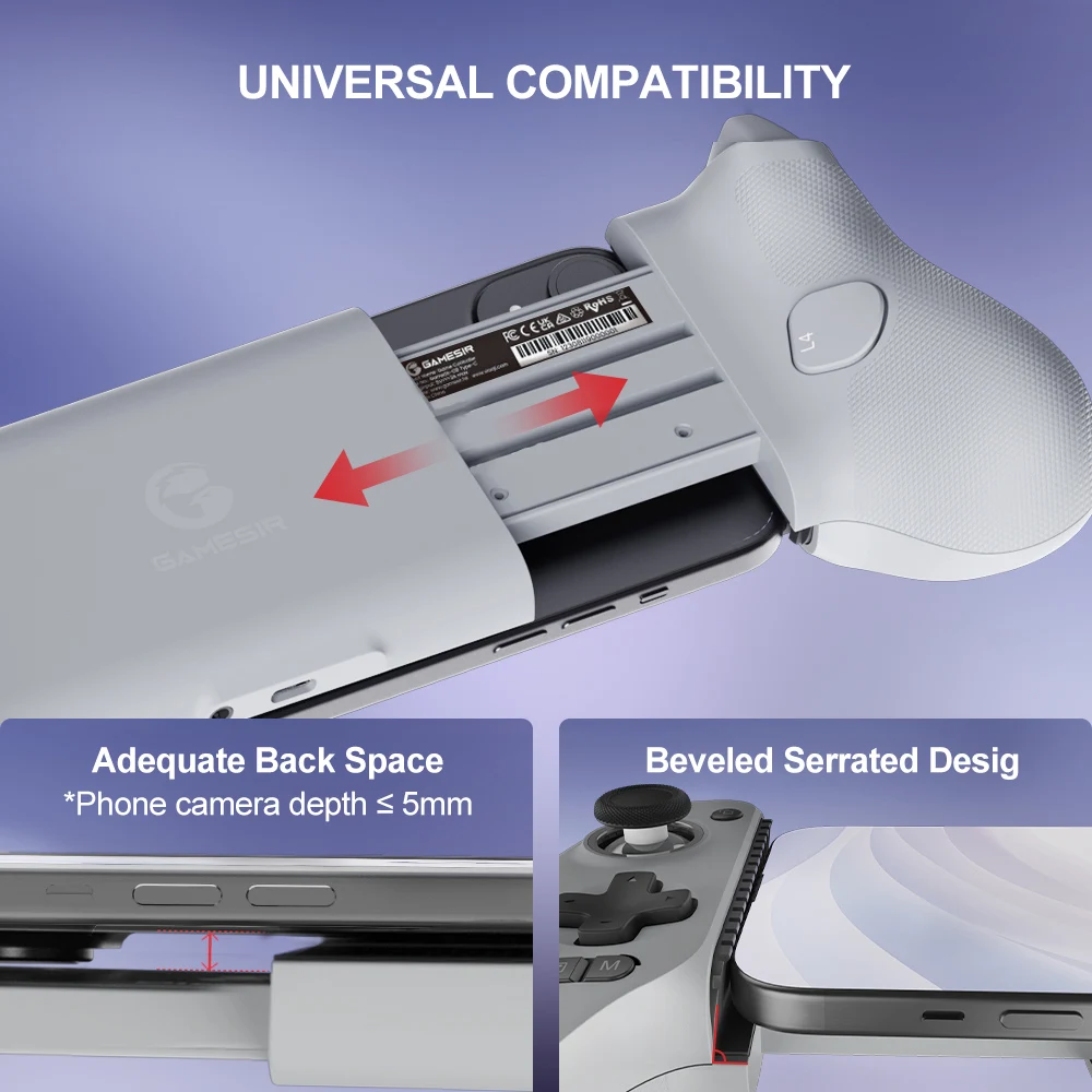 وحدة تحكم الهاتف المحمول GameSir G8 Galileo القابلة للتمدد من النوع C مع عصي تأثير القاعة لسلسلة iPhone 15 وAndroid #5