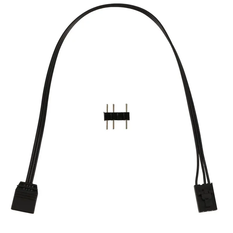 Newest  For Corsair 4PIN RGB to Standard ARGB 3-Pin 5V Adapter Connector RGB Cable 25cm