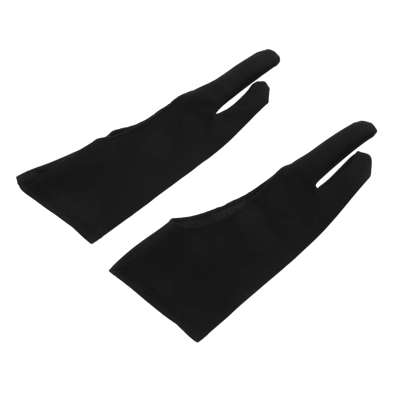 

4Pcs Two-Finger Drawing Gloves Artist Gloves Breathable Wear-Resisting Graphics Glove for Tablet Sketch Painting