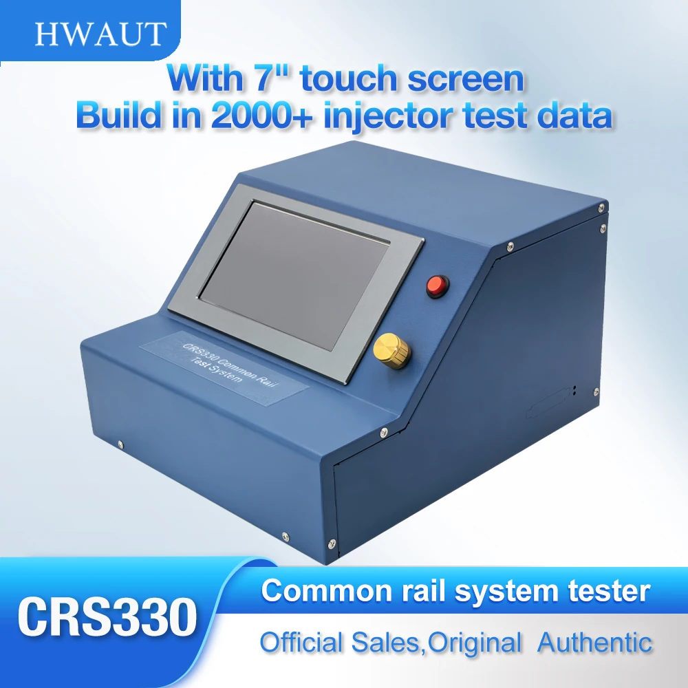 CRS330 Common Rail Injector Diesel Pump HP0 Pump QR Coding Test System Simulator Tester Testing 6 Injectors Touch Screen Control