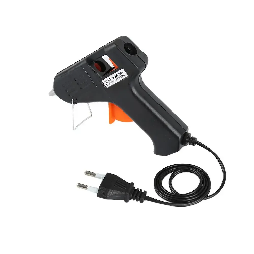 20W Hot Melt Glue Gun with Switch for 7mm Glue Stick Mini Indusrial Adhesive Hot Gun Electric Heat Temperature Gun Repair Tool