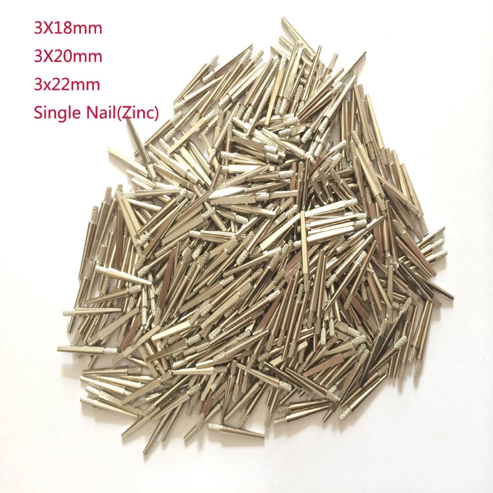 

1000 Pieces Dental Lab Materials 18mm,20mm,22mm Single Pins For Die Model Work Single Nail Zinc Pin Dental Lab Stone Model