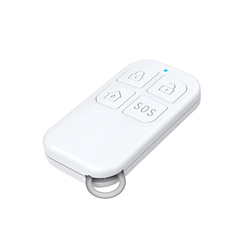 Topvico 433MHz Remote Controller Wireless Portable 4 Buttons Keychain For WIFI GSM PSTN Home Security Burglar Alarm System