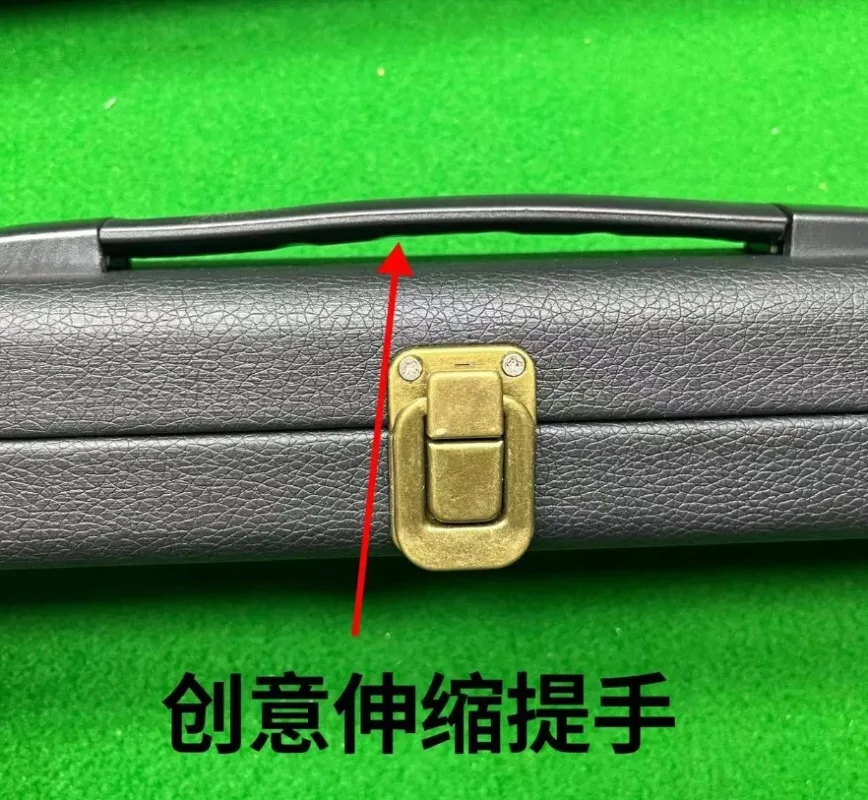 

【Popular】Aluminum Alloy Billiard Cue Box High-end Portable Split Billiard Cue Bag Billiard Integrated Rod Box Small Head Big Hea