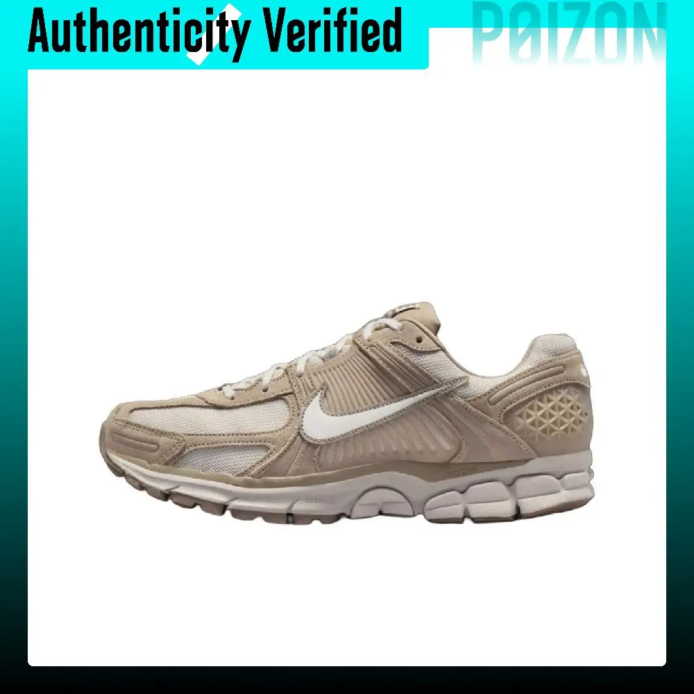 Nike Zoom Vomero 5 Slip Resistant Abrasion Resistant Low top Casual Running Shoes Men's Khaki HV2529-200
