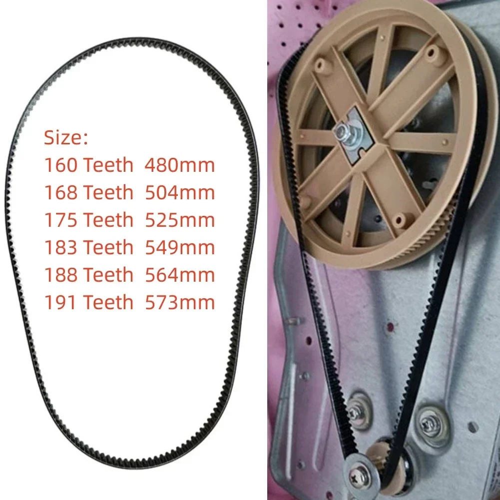 160-191 Teeth Breadmaker Conveyor Belts Bread Machine Belts Bread Maker Parts 480-573MM Kitchen Appliance Accessories