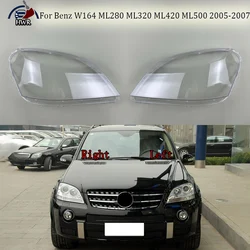 For Benz M-class W164 ML280 ML320 ML420 ML500 2005-2007 Front Headlight Cover Headlamp Lamp Shell Mask Lampshade Lens Plexiglass