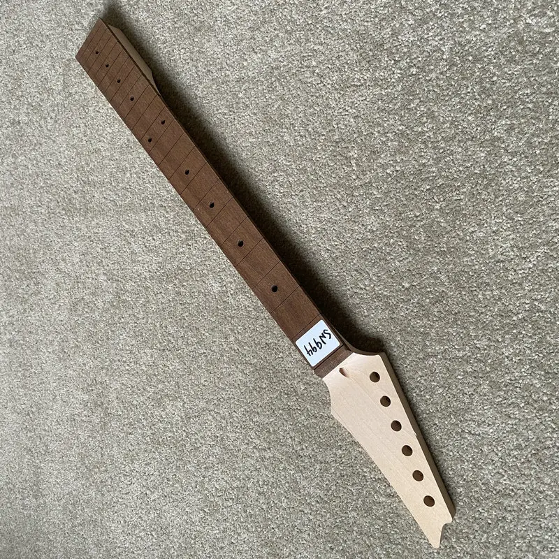 SN994 Semi Finished Version Guitar Neck No Frets Maple+Rosewood No Paints DIY Replace Guitar Parts