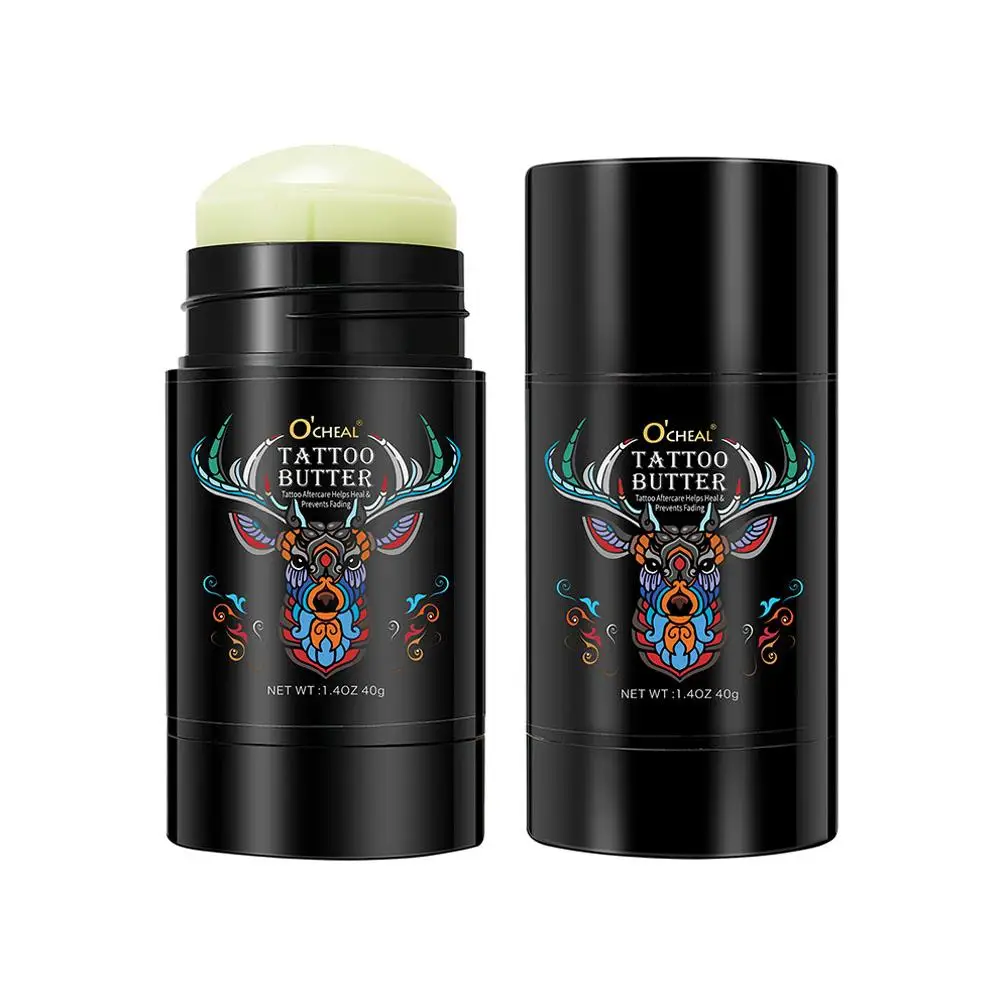 Crema hidratante para tatuajes, Bálsamo hidratante para el cuidado posterior, 40g, C6I0