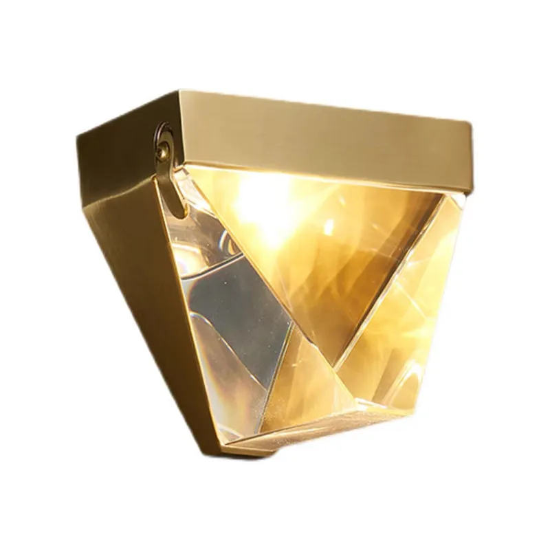 

Luxury Wall Lamps Crystal Bedside Lamp LED Wall Light Chrome Gold Indoor Bright Wall Sconce for Living/Dining/Bed Room Hotel