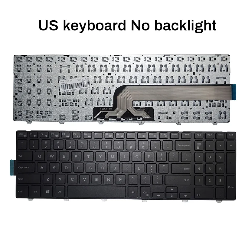 NEW For Inspiron 15-3567 5577 5555 5557 5559 3543 5547 5549 5548 P39F P51F Russian/US/UK/Spanish/Latin laptop keyboard