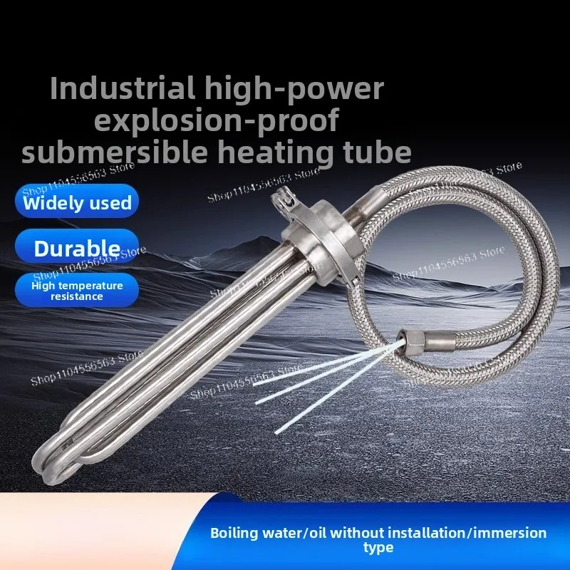 Industrial Explosion-Proof Heating Rod, High Power Immersion Heater for Tank