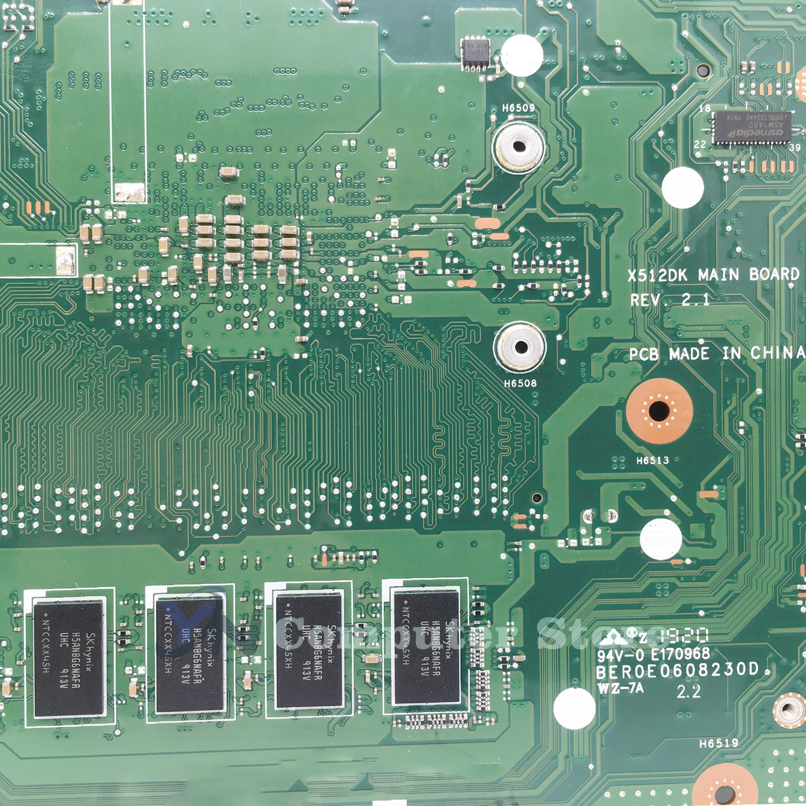 ASUS 노트북 마더보드, X512DA, X512DK, X512D, X712DK, F512D, F512DA, R3-3200U R5-3500U R7-3700U, 4G-RAM