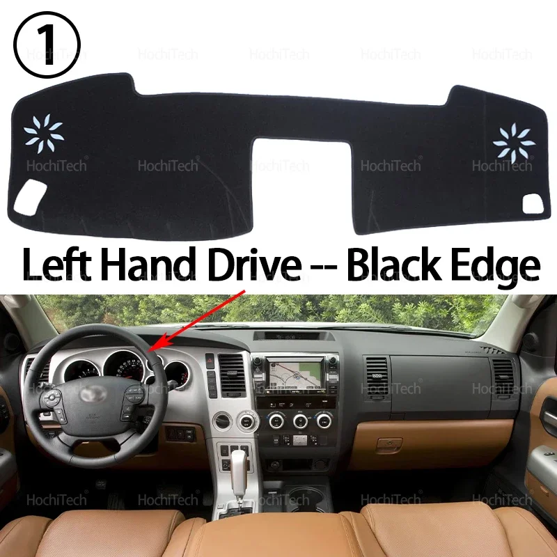 Armaturenbrett Abdeckung Bord Anti-Rutsch-Matte Schützen Pad Auto Sonnenschirm Teppich Teppich Für Toyota Tundra 2007-2013 Toyota Sequoia 2008-2017 – Detail 9