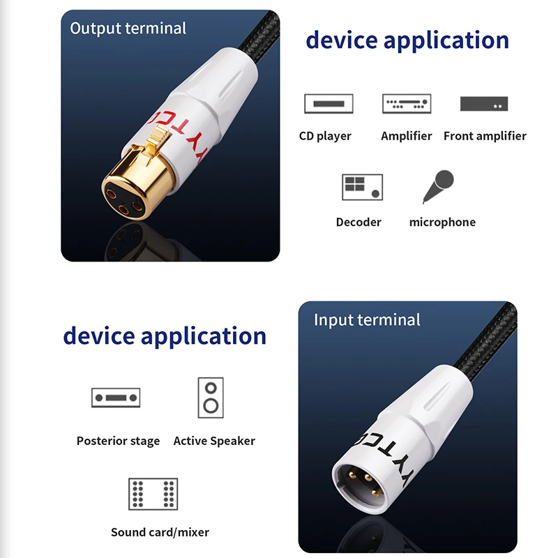 HIFI kabel Xlr 6N posrebrzany 3 Pin XLR męski i żeński przewód do wzmacniaczy mikser Audio przedłużacz HiFi XLR