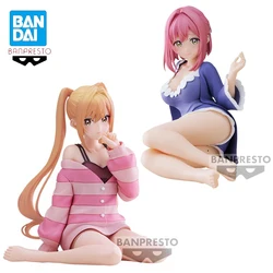 Original In Stock BANPRESTO Relax time Anime The 100 Girlfriends Who Really Love You Hanazono Hakari Inda Karane Figure Model
