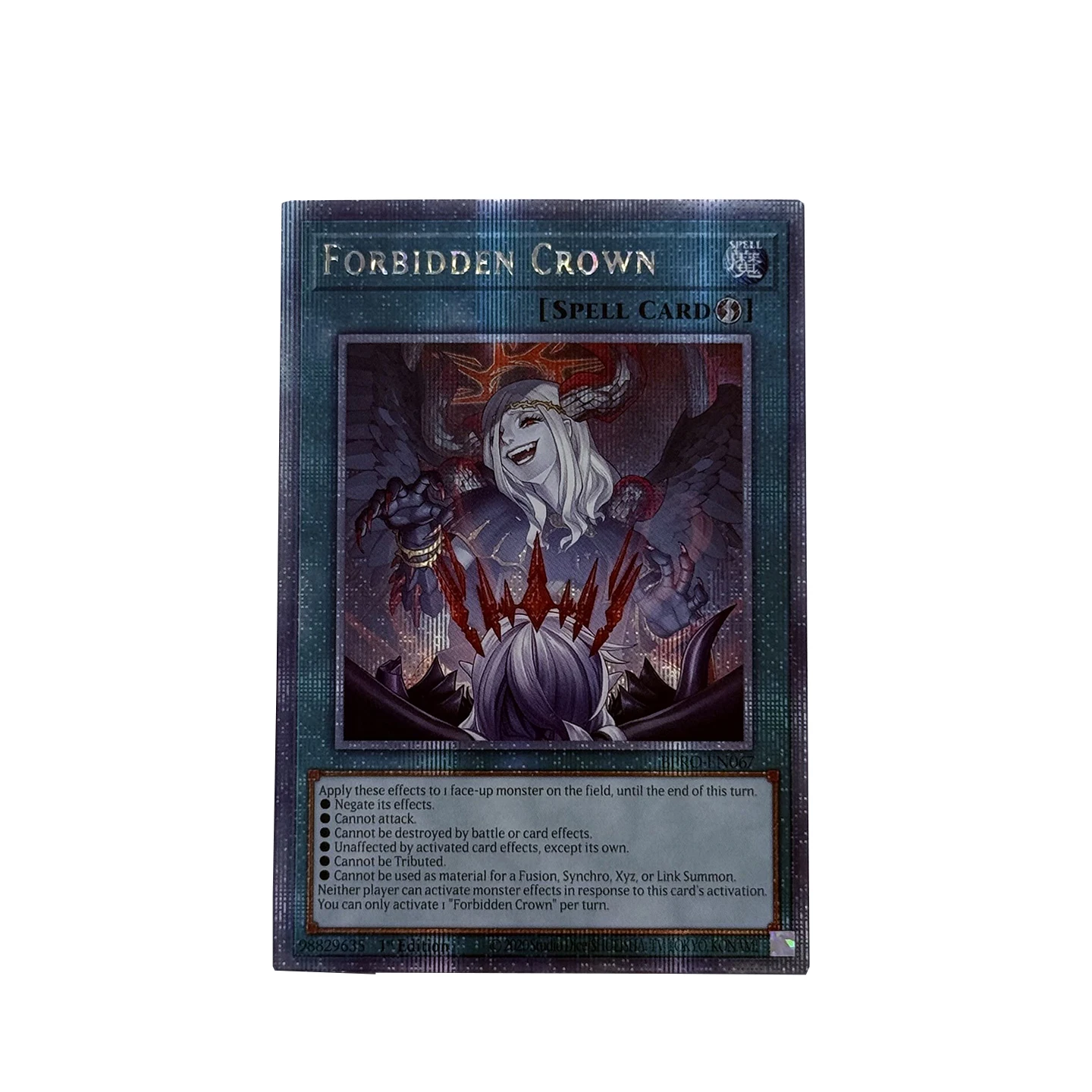 Yu-Gi-Oh! Colección de Tarjetas Proxy DIY Forbidden Crown, Tarjetas No Originales de Waifu, Arte Personalizado de Anime TCG, Tarjetas Holo Foil Orica, Set de Regalo