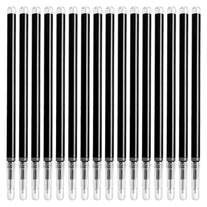A93PHOT! Erasable Pen Refills 16-Pack, Black Gel Ink, 0.7Mm Fine Tip- For Major Brands, Perfect Ideal For School And Office