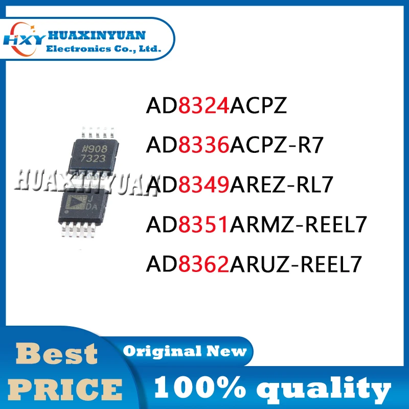 1PCS/LOT AD8324ACPZ AD8336ACPZ-R7 AD8349AREZ-RL7 AD8351ARMZ-REEL7 AD8362ARUZ-REEL7 AD8336 AD8349 AD8351 New and Original Ic Chip