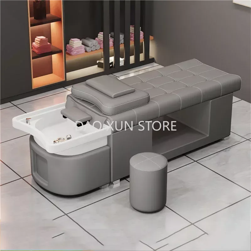 

Water Circulation Hair Washing Bed Spa Thai Massage Shampoo Basin Chair Salon Therapy Silla Peluqueria Salon Furniture MQ50SC