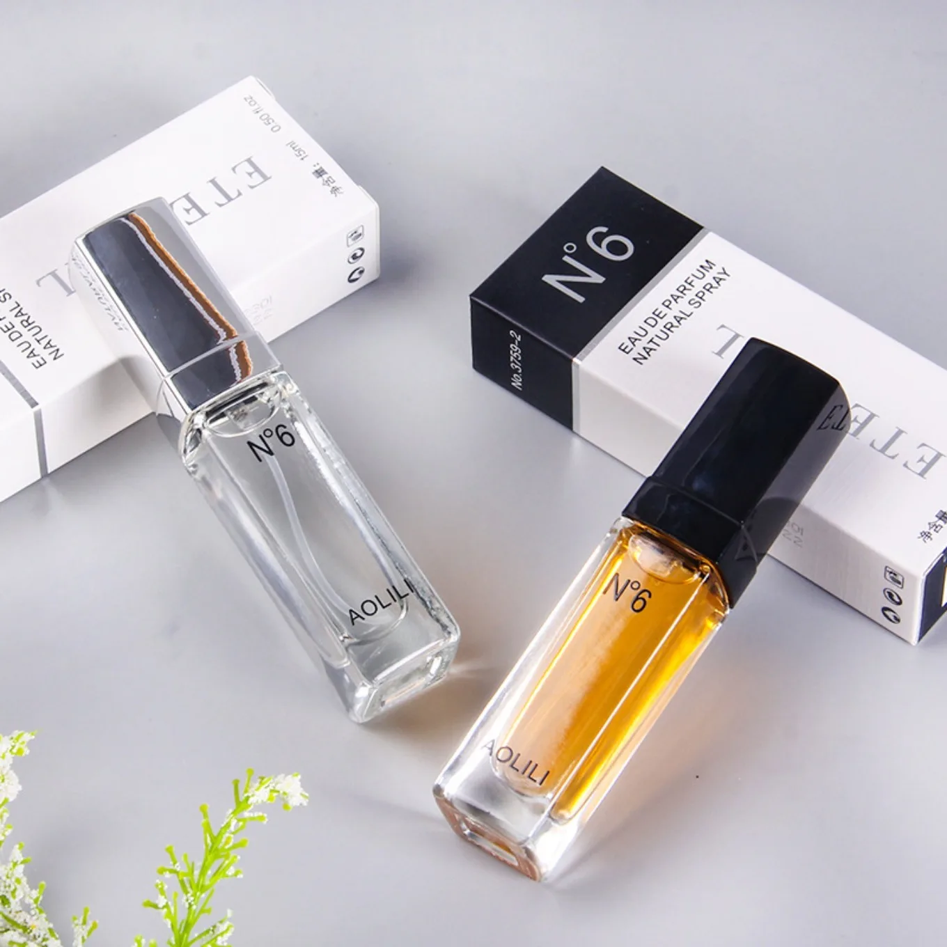 N6 Women Men Unisex Perfume Fresh Floral Long Lasting Light Fragrance Portable Business Cologne Student Gift 15ml man parfum view 4