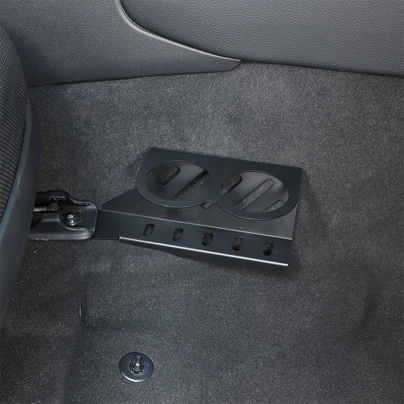 Aluminum Alloy Black For Toyota Land Cruiser Prado 250 LC250 2024+ Car passenger seat Water cup holder car interior accessories