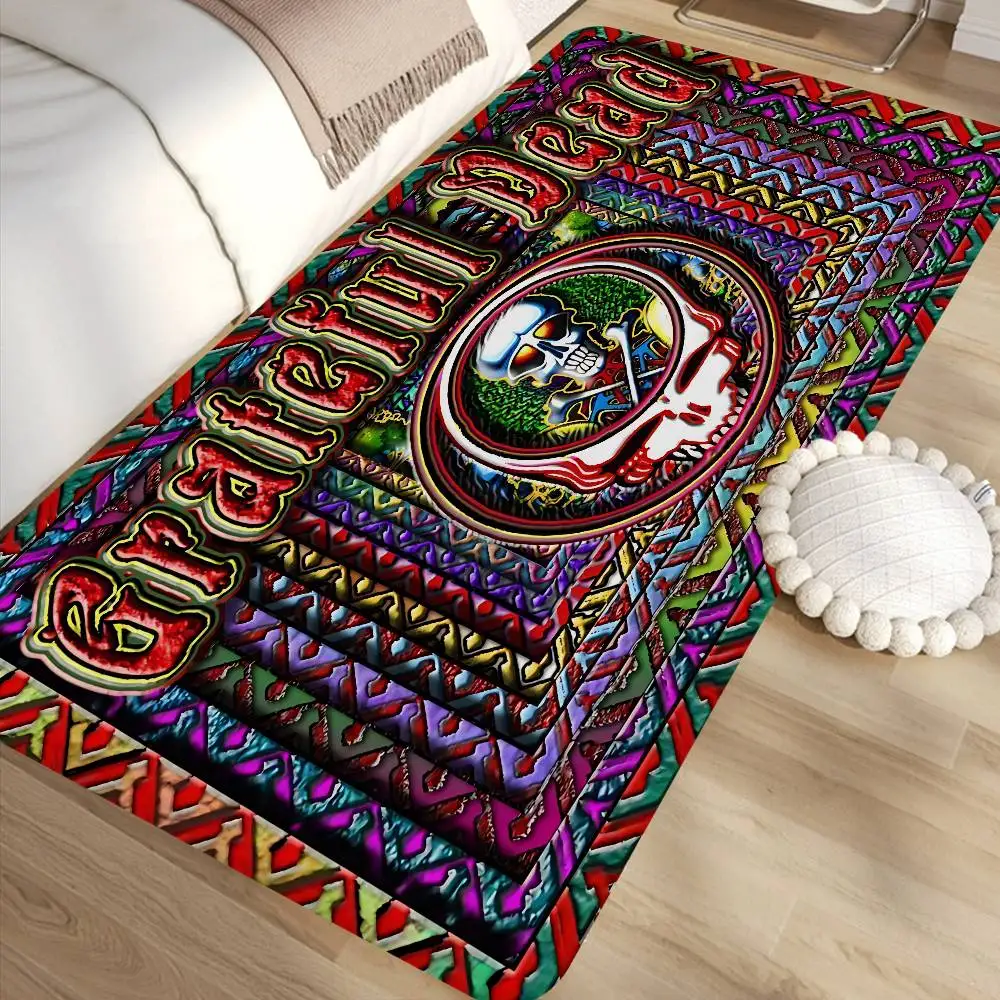 G-Grateful D-Dead Band Door Mat Nordic Style Bedroom Living Room Doormat Home Balcony Anti-Slip Alfombra