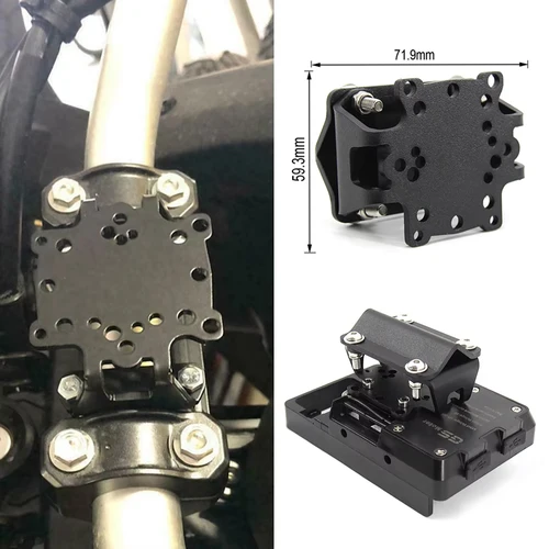 Soporte de placa GPS para navegación de motocicleta, Kit de soporte adaptable USB para teléfono Honda X-ADV XADV X ADV 750 XADV750 X-ADV750 2021 2022