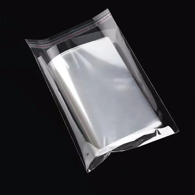 100 Stück OPP selbstklebende durchsichtige Plastiktüten transparente Zellophanbeutel selbstdichtend für Schmuck Geschenk Kekse Süßigkeiten Verpackung – Detail 5
