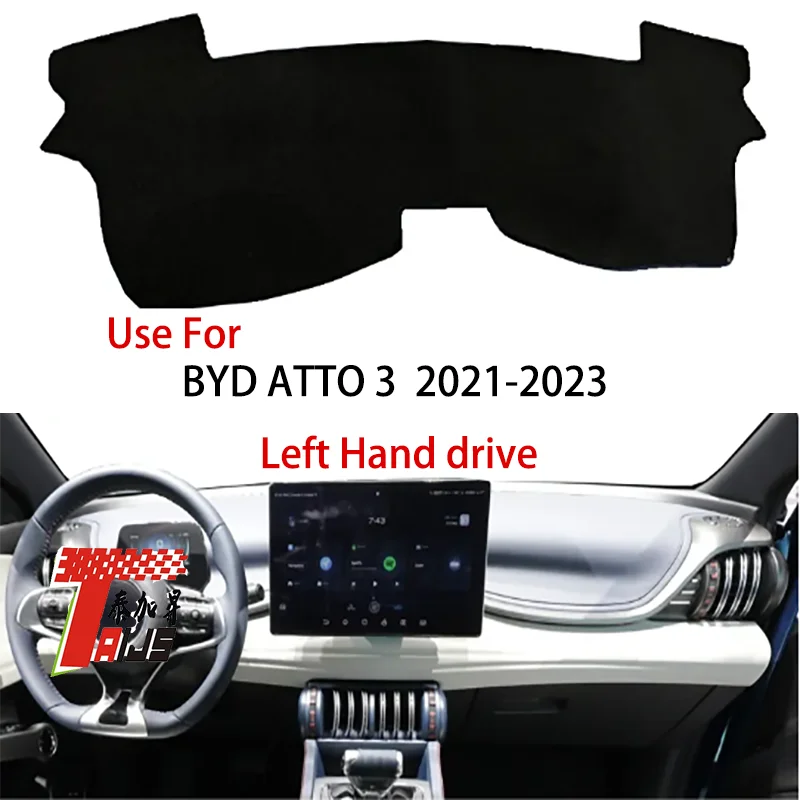 

TAIJS factory high quality anti-dirty sport Suede dashboard cover for BYD ATTO 3 2021-2023 Left-hand drive hot selling