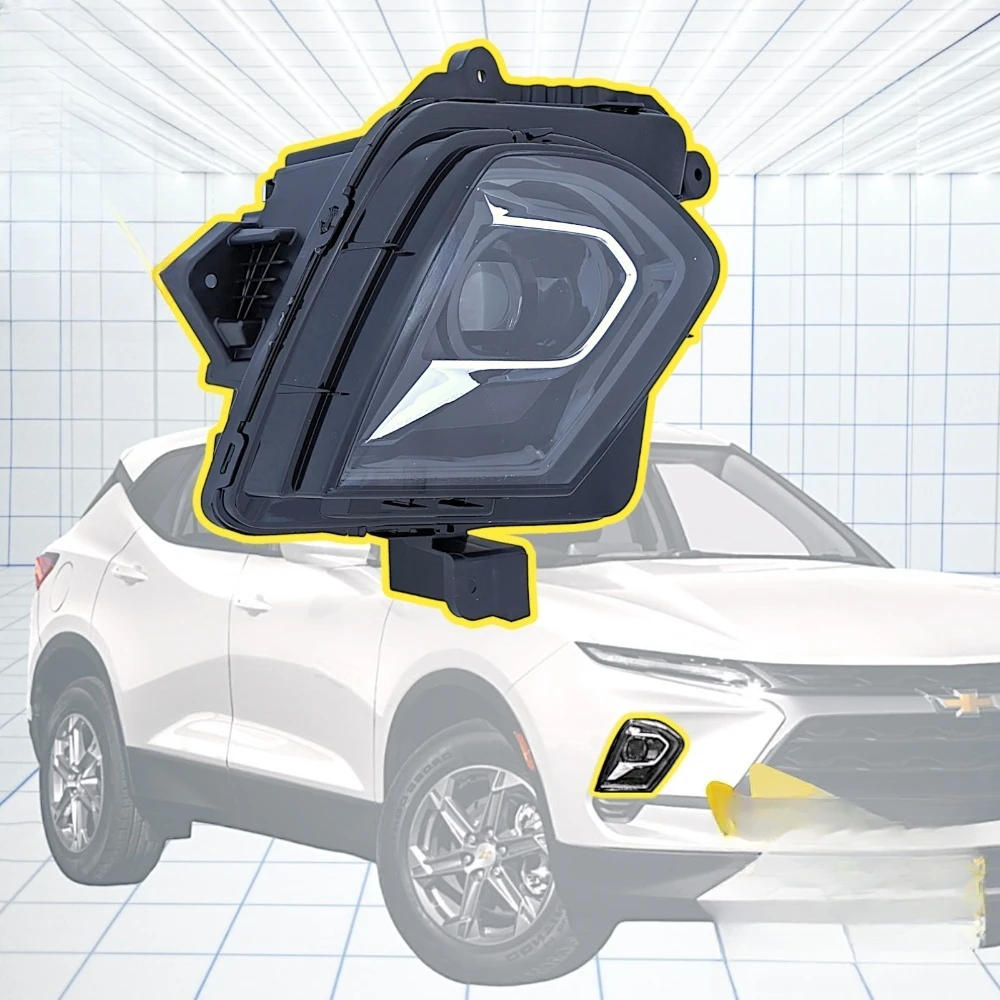 

[Full LED] For 2023-2024 Chevy Blazer Passenger Projector Black Headlight RH