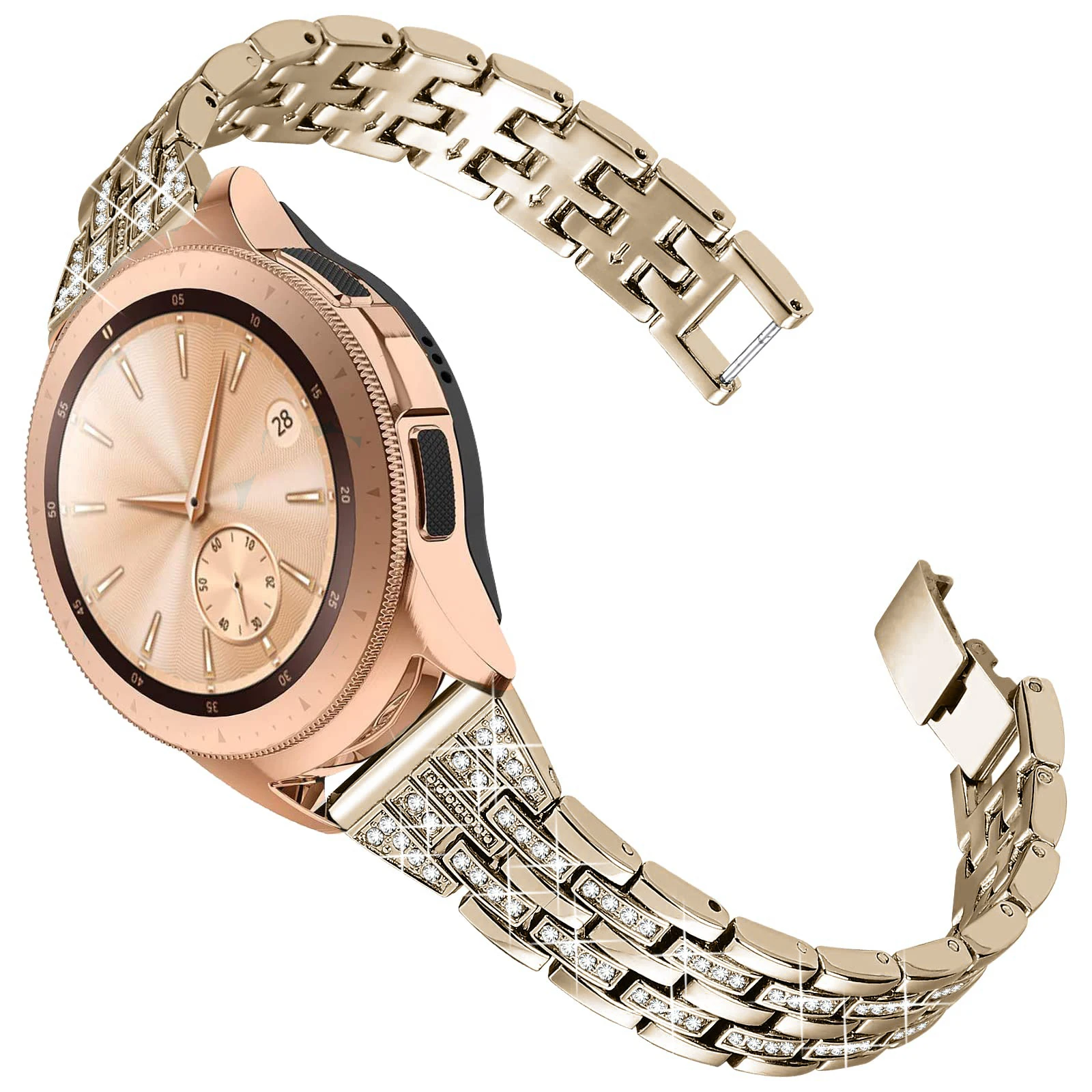 20mm 22mm Edelstahl armband für Samsung Uhr 4 40mm 44mm Luxus Metallband für Galaxy Watch 4 klassische 42mm 46mm Armband
