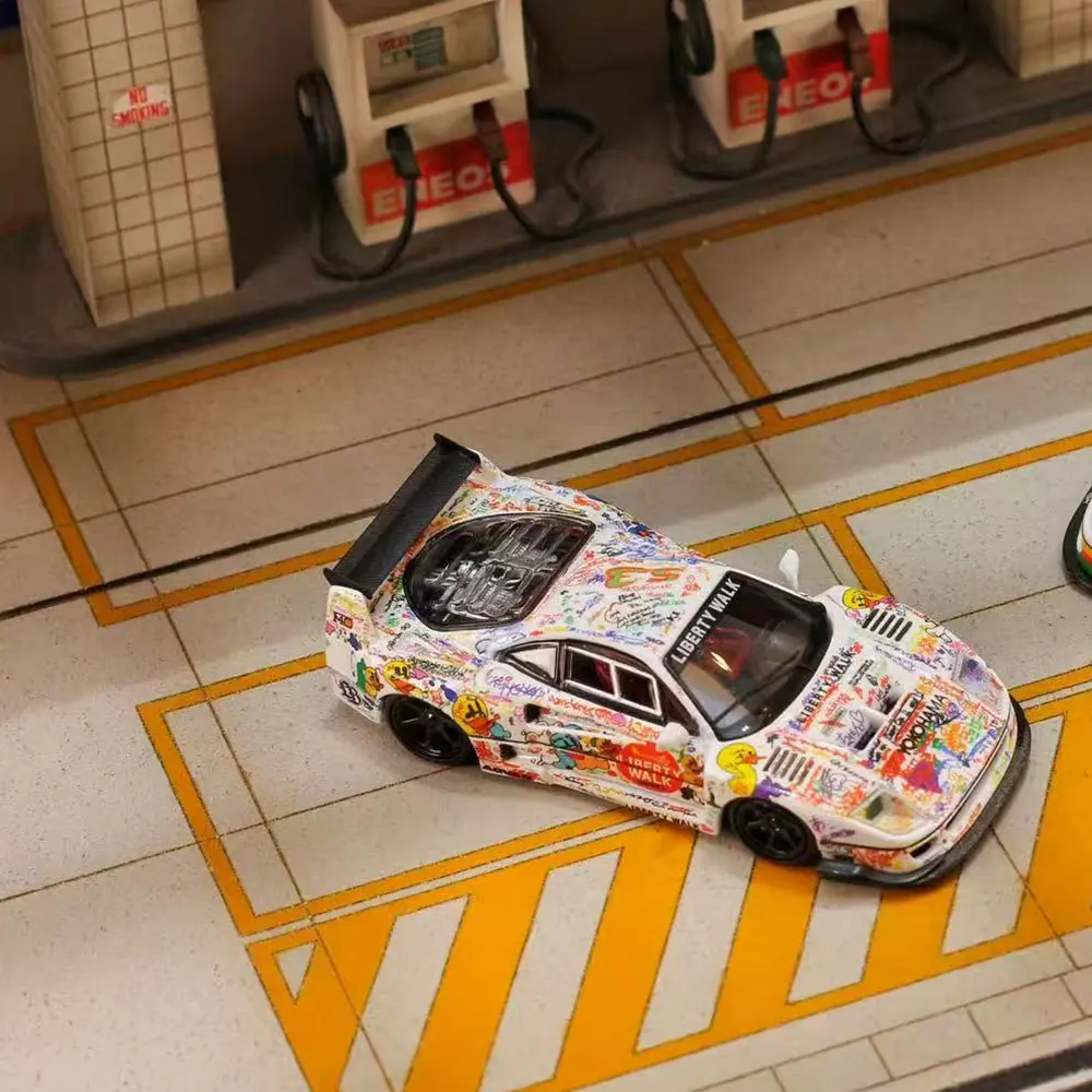GHOST PLAYER 1/64 LBWK F40 Diecast Model Car Alloy Vehicle Toys Gifts for Teenagers Adults Hobby Collection - view 4