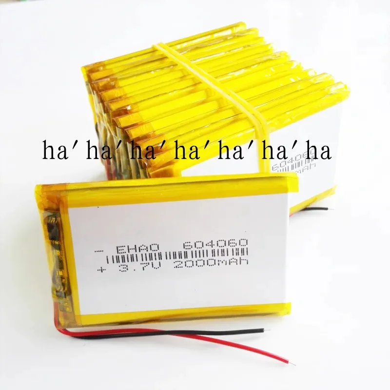 

10 шт. 3,7 В 2000 мАч Lipo полимерная аккумуляторная батарея для GPS DVD-камеры 604060