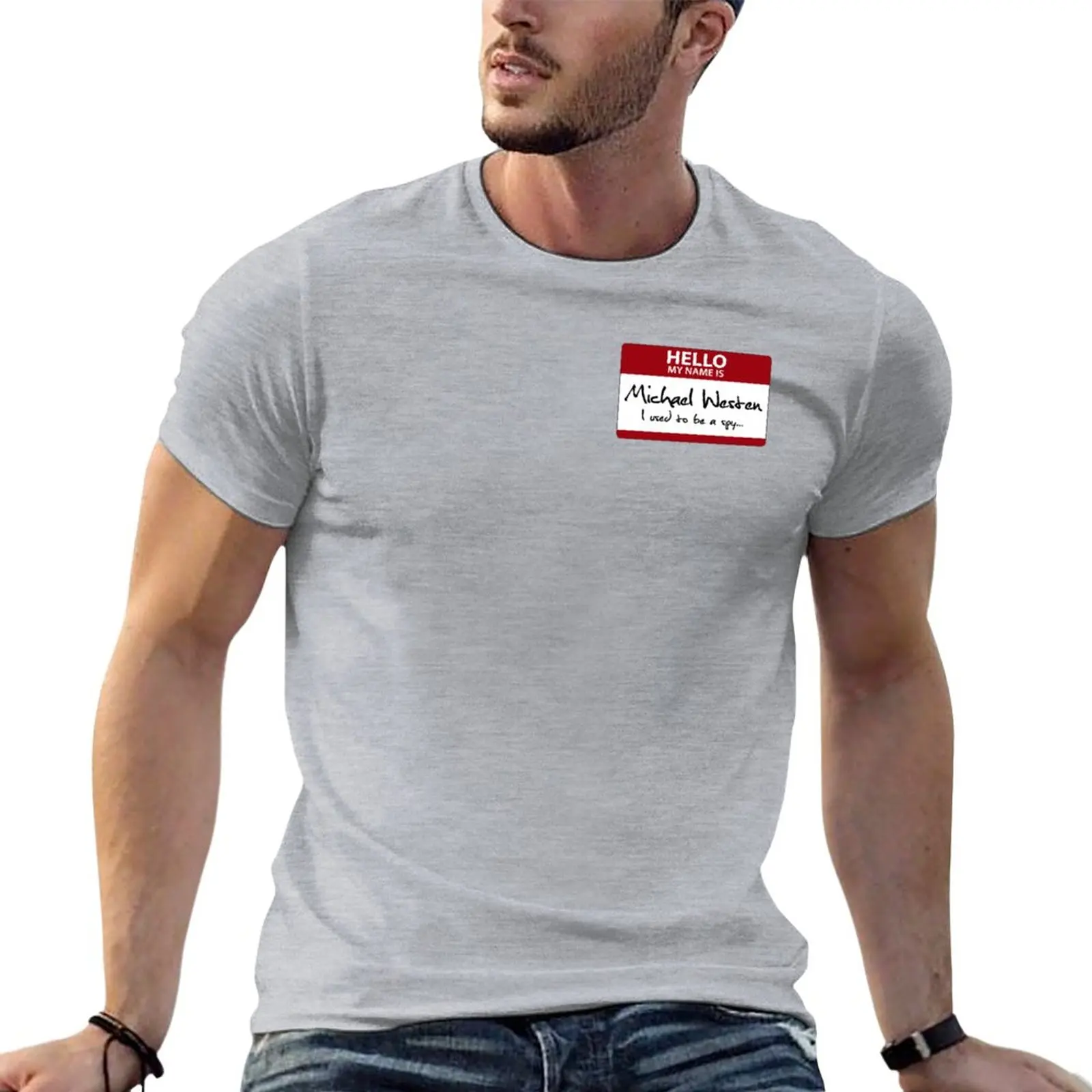 

New Nametag Parody: Burn Notice - "My Name Is Michael Westen" T-Shirt boys t shirts plain t shirts men