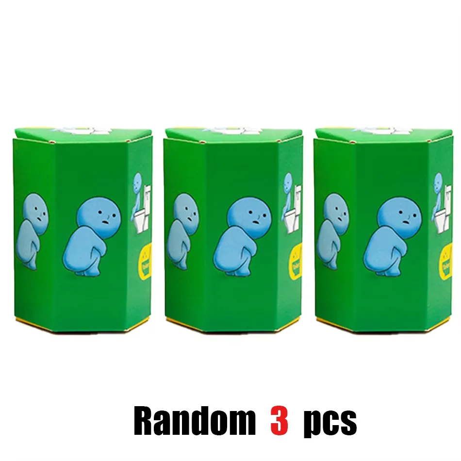 Minifiguur Schattige Noctilucent pop Cartoon speelgoed Desktop ornament Mysterieuze verrassingsgeschenken