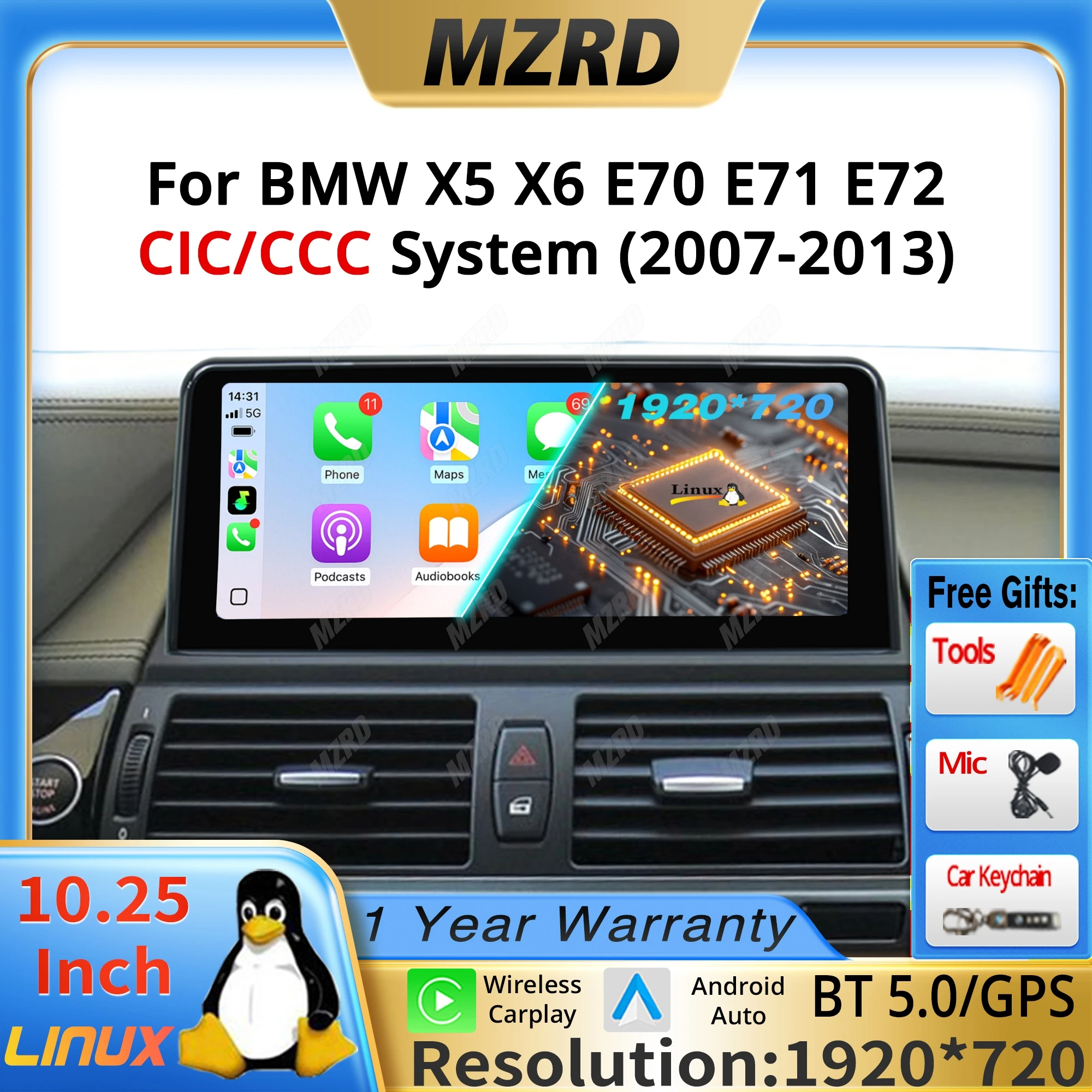 Mzrd 10.25" Linux S…