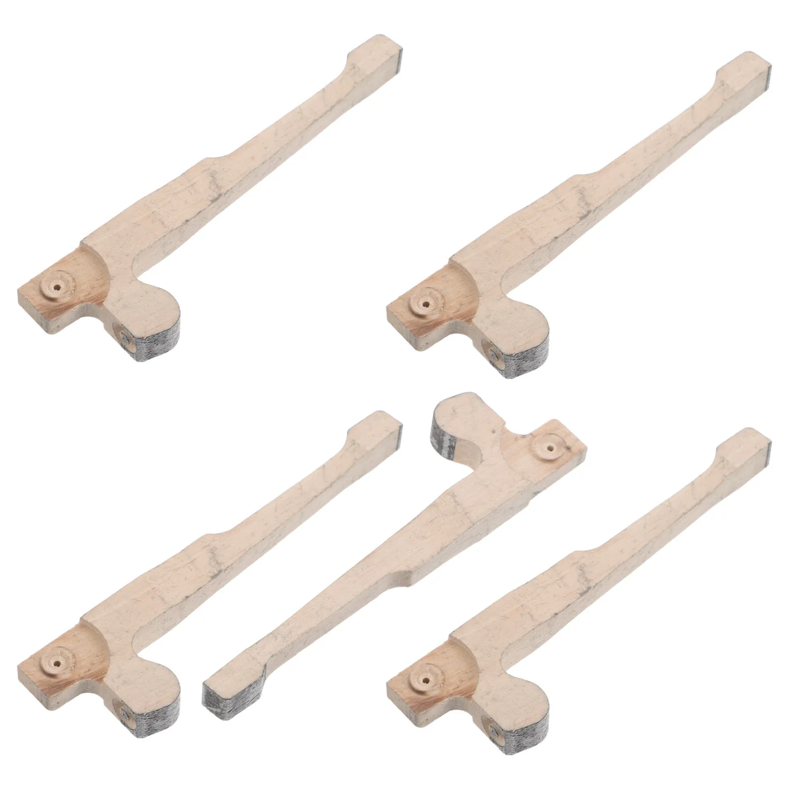 

5Pcs Wooden Piano Jack Assembly Top Rod Replacement Console Repair Accessories for Upright Vertical Piano Action Mechanism