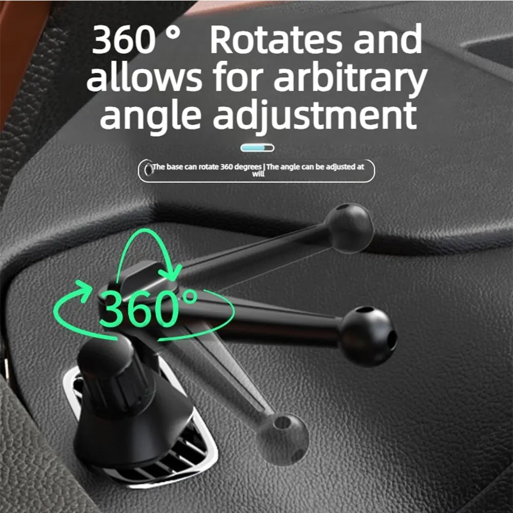 Universeller 17-mm-Kugelkopf für Auto-Lüftungsclip-Handyhalterung, 360-Grad-drehbare Handyhalterung für den Auto-Luftauslass, Zubehör