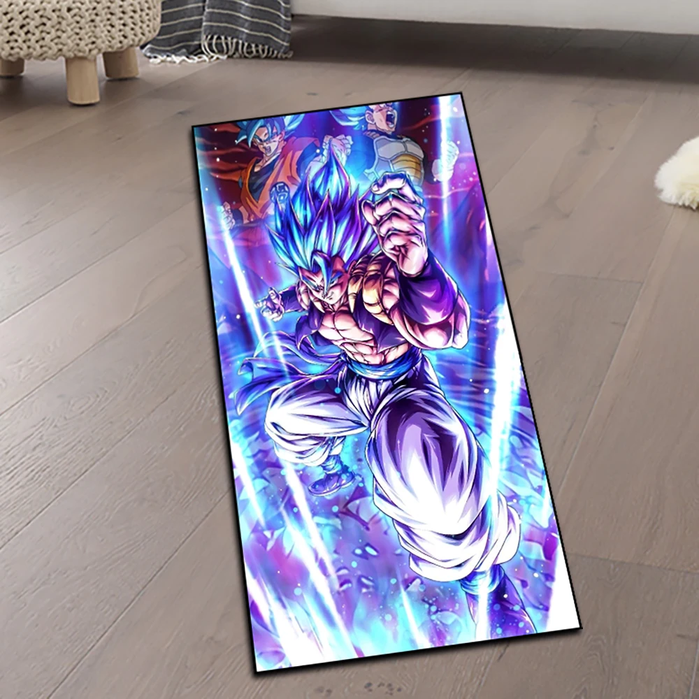 Creative Area Rugs Anime Gogeta Dragon Ball Z: Fukkatsu no Fusion!! Gokuu to Vegeta Printed Carpet for Home Decor