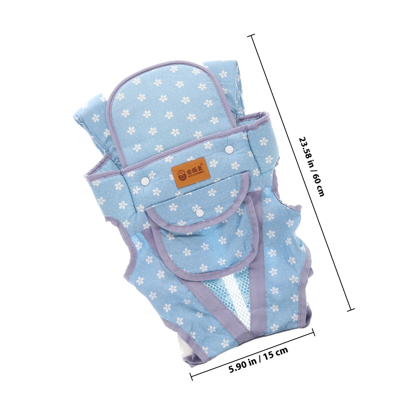 حاملة أطفال حديثي الولادة قابلة للتنفس وقابلة للتعديل للرضع من الأمام والخلف في الهواء الطلق للأطفال الصغار لحمل الرضع #6