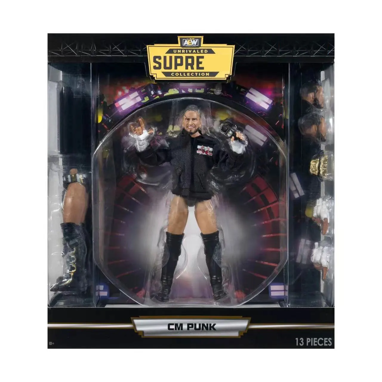 6'' CM PUNK MMA/WWE/AEW Figura Original Challenge Arena Wrestling Gladiator Moving Figure