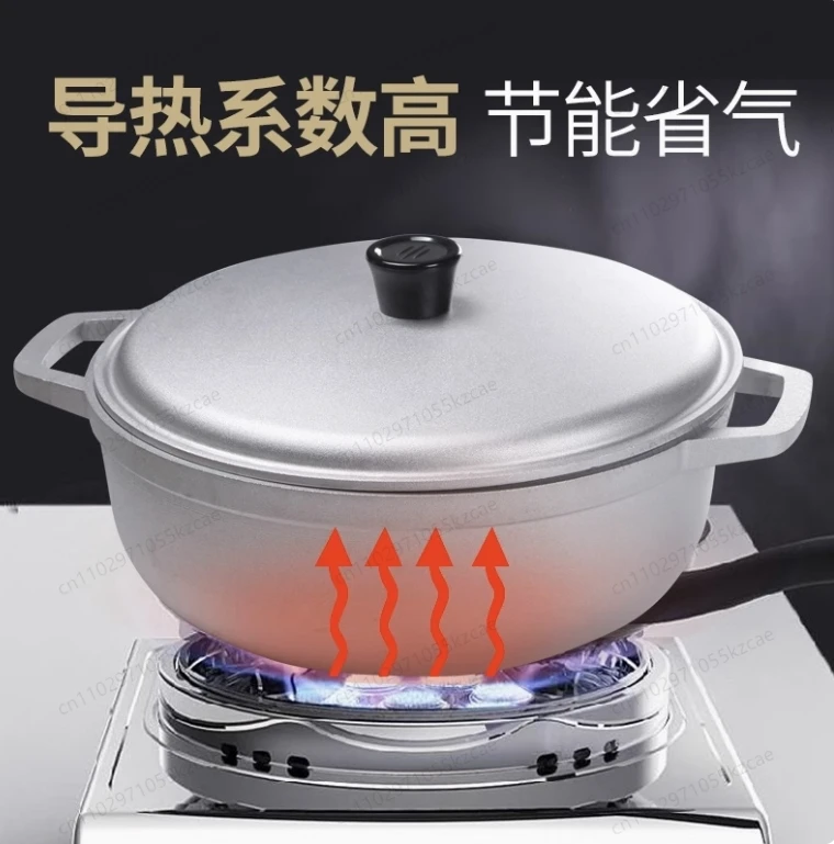 

Маленькая кастрюля из алюминиевого сплава - утолщенная газовая кастрюля для соусов, походная кастрюля для пилава для кемпинга и домашней кухни