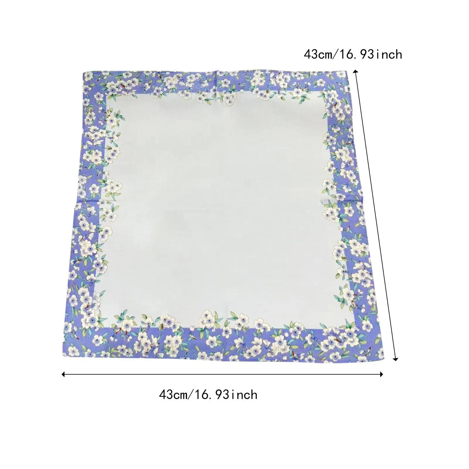 10 個の女性綿ハンカチソフト吸収性正方形レディースハンカチ