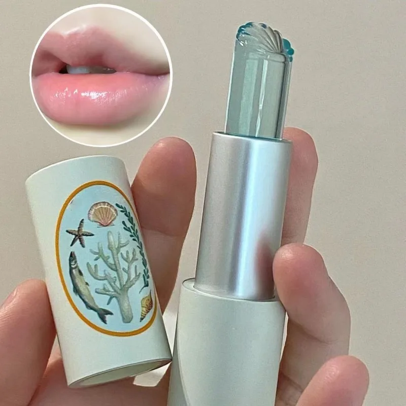 Jelly Balm Feuchtigkeitsspendender, getönter Lippenbalsam, erstaunlicher, feuchtigkeitsspendender Vitamin-E-Lippenstift, verhindert Trockenheit, verblasst Lippenlinien, Pflanzenextrakt