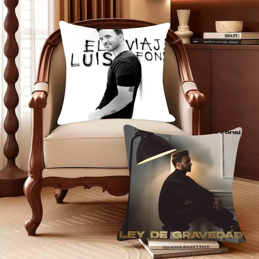 Pillow Case Decor Protective Covers Comfortable soft for Sofa Living Room Home office El Viaje L-Luis Fonsi