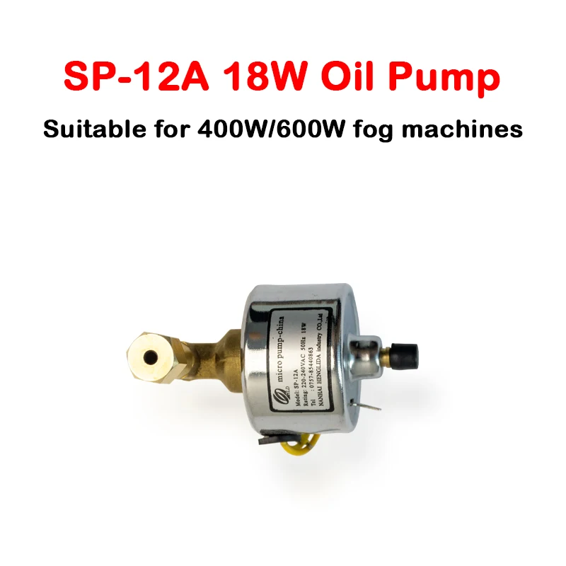 HLD Smoke Oil Pump 30DCB 18W 55DCB 49W SP-12A SP-13A  110V or 220V Various Models for Fog Machine Parts Electromagnetic Pump