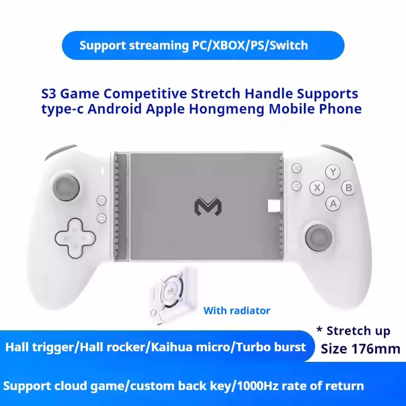Gamepad Gaming Controle Voor Mobiele Android Mobiele Telefoon Mobiele PC Tablet Hall Effect Joystick Commando Type C Game Pad Controller
